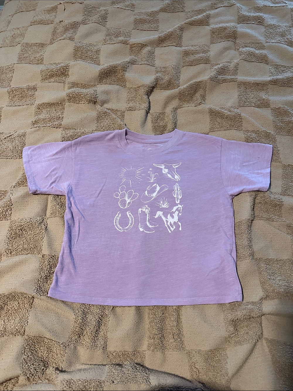 SO Lavender Graphic Short Sleeve Tee